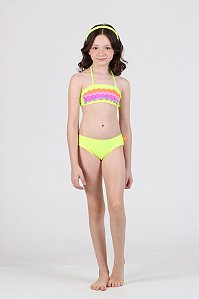Biquini faixinha kids Rafaela laser spirit | Siri Kids 40027
