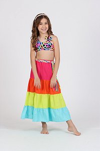 Saia kids Diana saída de praia | Siri Kids 40265