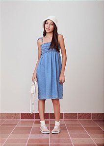 Vestido midi jeans | Iam Authoria
