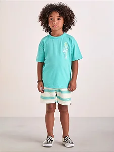 Conjunto azul acqua listrado | Youccie