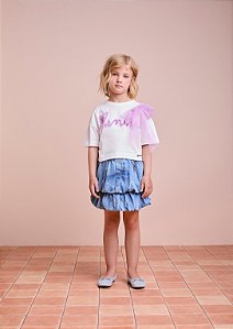 Blusa com laço de tule da Minnie | Animê