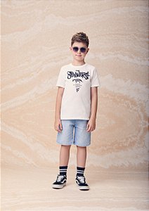 T-shirt branca ossos de dinossauro | Youccie