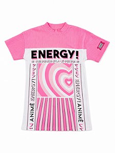 Vestido energy com saia de Poá | Animê