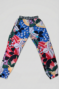 Calça bomber viscose estampada | Collen