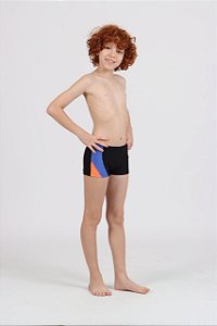 Sunga Arthur preto com recorte | Siri Kids 40515