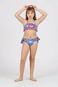 Biquini cropped Luana est Siri Lover | Siri Kids 40017