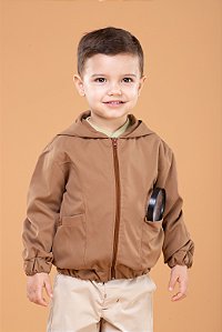 Jaqueta corta vento em sarja leve | Digi