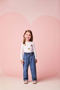 Calça jeans com pence | Momi