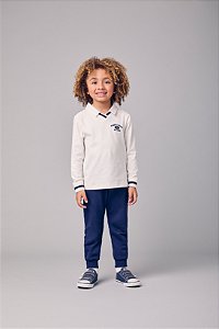 Conjunto polo e calça azul marinho | Youccie