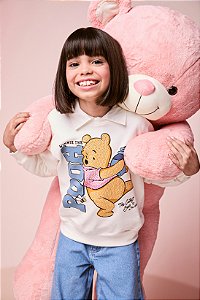 Casaco Ursinho Pooh com Strass | Momi