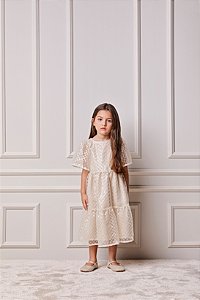 Vestido Caju de Tule com Paetê | Animê