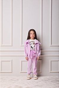 Conjunto Jaqueta e Calça Lilás | Animê