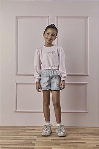 Conjunto Ballet Moletinho Rosa com Tule | Gabriela Aquarela