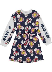 VESTIDO POA LOONEY TUNES | Momi