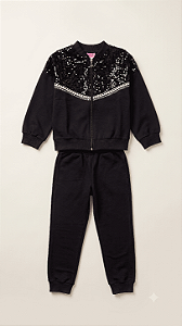 Conjunto strass preto | Momi