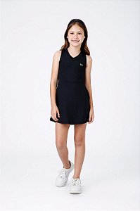 Vestido Infantil Dry Básico Preto | Siri Kids