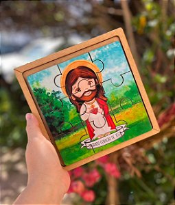 Quebra cabeça - Sagrado Coração Jesus