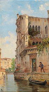 Veneza, Rio San Trovaso -  Antonietta Brandeis