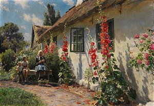 Dia de verão em Herfølge (1934) - Peder Mørk Mønsted