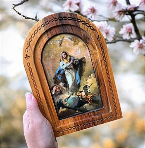 Quadro Entalhado - Imaculada Conceição