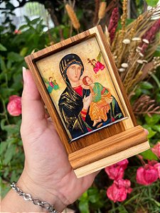 Mini ícone resinado - Perpétuo Socorro