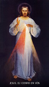 Jesus Misericordioso - Quadro em tela canvas