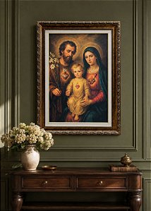 Quadro Trio de Corações - 120cm