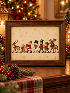 Quadro de Natal - Conto de fadas