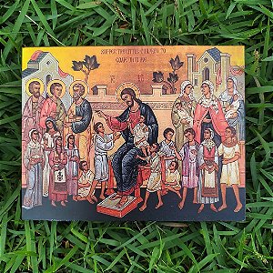 Ícone Jesus e as criancinhas