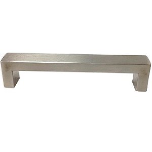 Puxador Para Móveis Inox 160mm Escovado 20x10