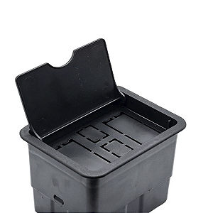 Caixa de Tomada Embutir Mesa Escritório 2P+2P 90x70mm