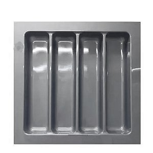 Organizador de Talheres Para Gaveta 473x473mm OG-79 Cinza