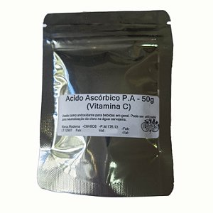 Ácido Ascórbico (Vitamina C) PA 50g