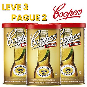 Promoção Coopers - Leve 3 e Pague 2 - Mexican Cerveza - 23l
