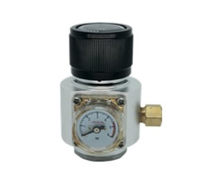 Mini Reguladora Profissional de CO2 p/ cilindros c/ rosca 6ACME