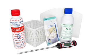 Kit básico para produção de queijos