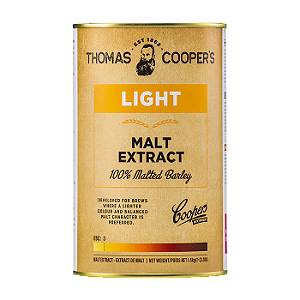 Extrato de malte sem lúpulo Coopers Light / Claro