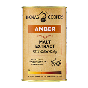 Extrato de malte sem lúpulo Coopers Amber
