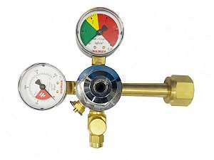 Regulador de Chopp 1 Saída com 2 Manômetros CO2+N2