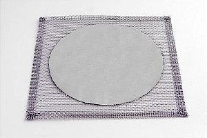 Tela de Arame Galvanizado com Disco Refratário 16x16cm