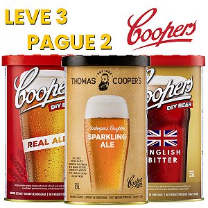 Kit Coopers Maltadas - Promoção Leve 3 e Pague 2 (Real Ale + Sparkling Ale + English Bitter)