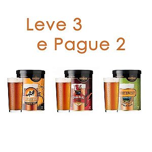 Promoção Mr Beer - Leve 3 e Pague 2: Diablo IPA + Northwest Pale Ale + Bewitched Amber Ale