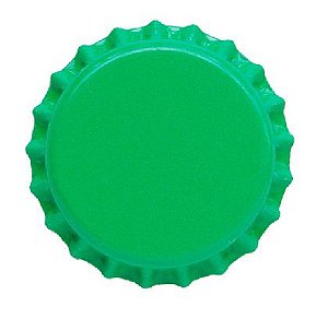 Tampinhas Pry Off - 100un - cor verde