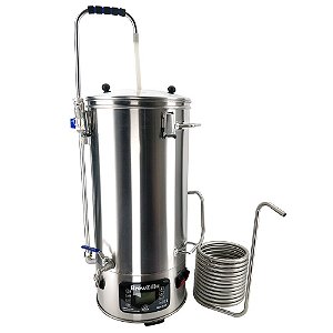 Panela Cervejeira - Single Vessel 35L BrewZilla Gen 3.1.1 with Pump 1900/500w - 220- 240V AC