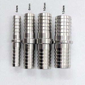 Espigão de Inox duplo (junção) 8mmx8mm