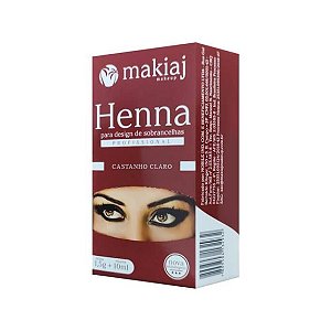 HENNA CASTANHO CLARO -MAKIAJ