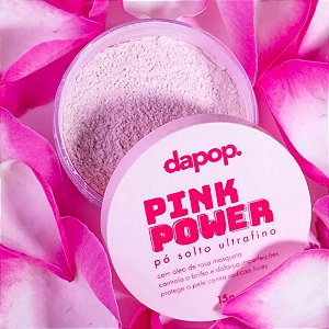 Pó Solto Ultrafino Pink Power Rosa Mosqueta - Dapop