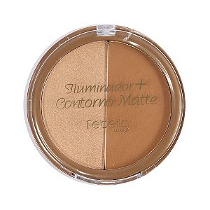 Estojo Iluminador com Contorno Matte - FEBELLA