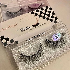 Cilios postiço unitario AMOR E ANJO - 5D/28