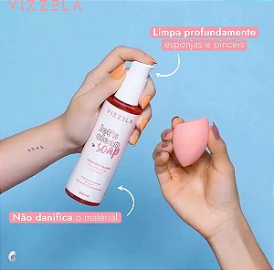Sabonete Líquido Limpeza Pincéis Esponjas Vizzela Let's Clean Soap 150ml